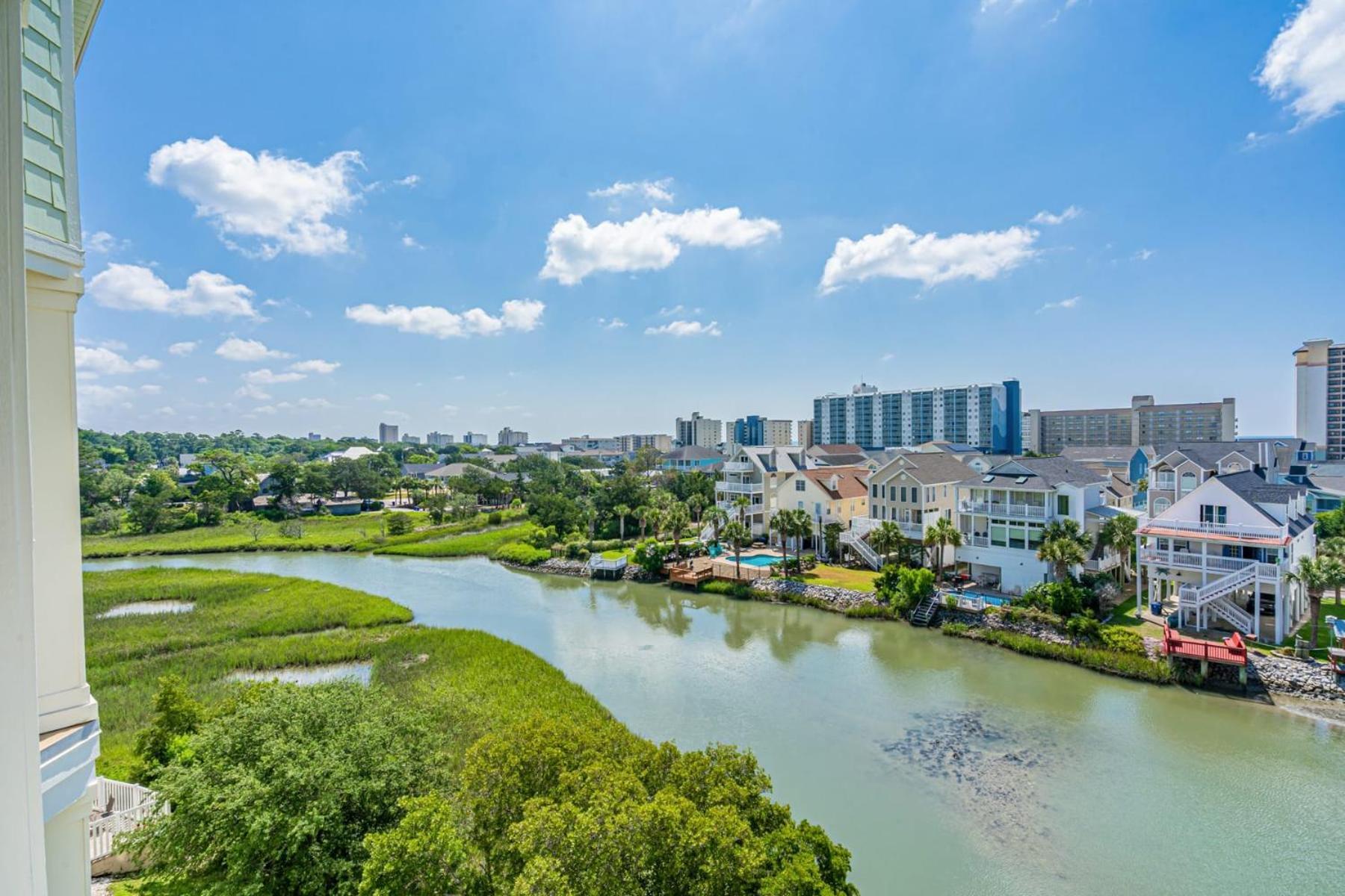 فيلا Ocean Marsh Relaxing Waterfront Loft Unit 403 شاطئ ميرتل المظهر الخارجي الصورة