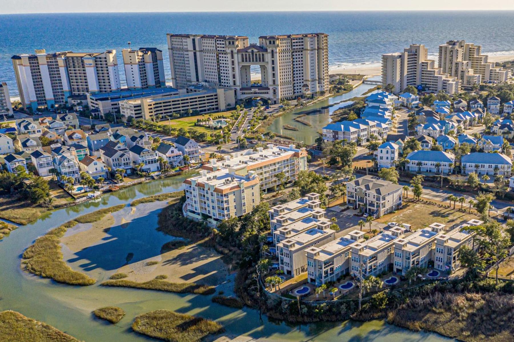 فيلا Ocean Marsh Relaxing Waterfront Loft Unit 403 شاطئ ميرتل المظهر الخارجي الصورة