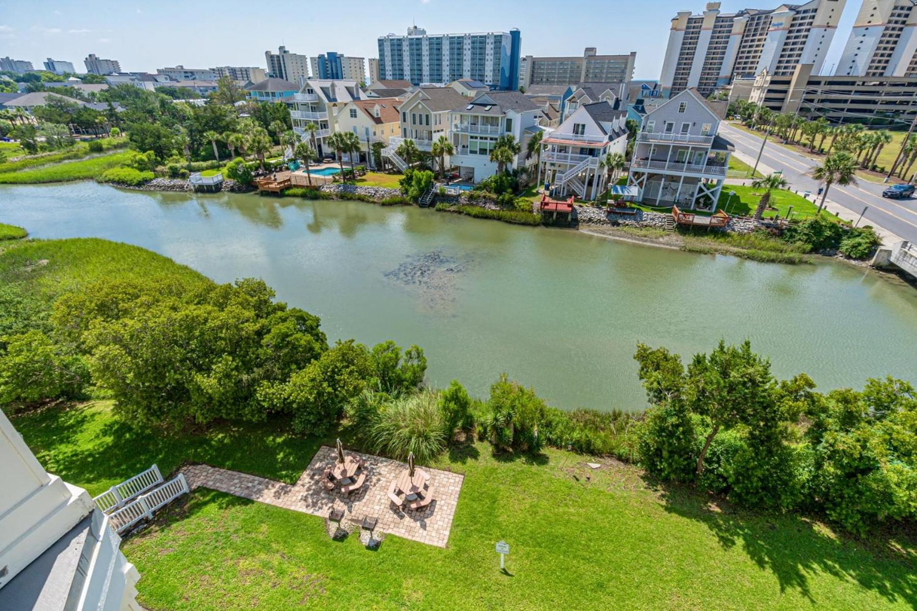 فيلا Ocean Marsh Relaxing Waterfront Loft Unit 403 شاطئ ميرتل المظهر الخارجي الصورة